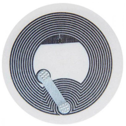 RFID метка HF (NFC) LEONIX NFC-D25, NTAG213, wet white (ø25мм.)
